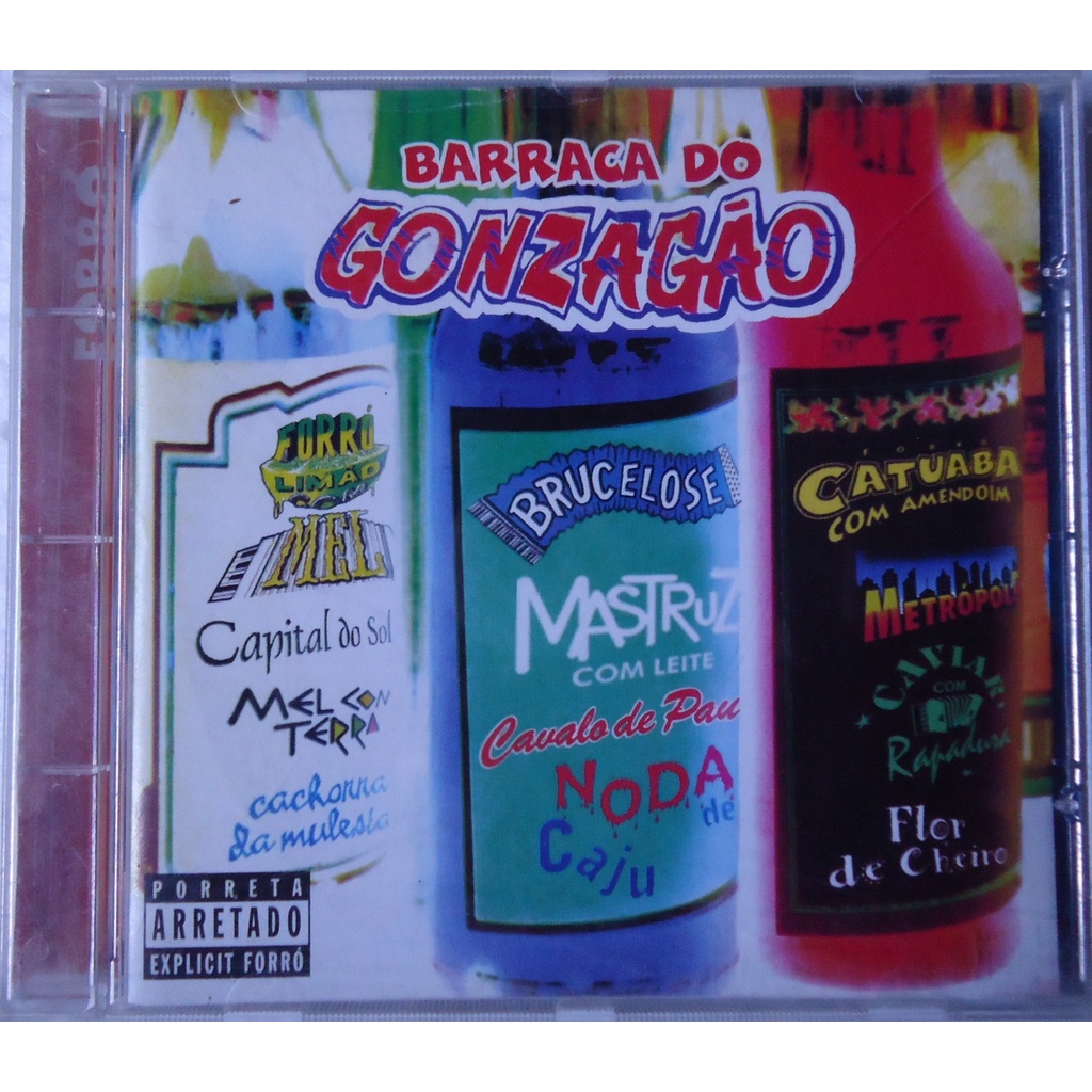 Cd Barraca Do Gonzagão Vol.01 ''Porreta, Arretado, Explicit Forró'' Cd Original (1998)