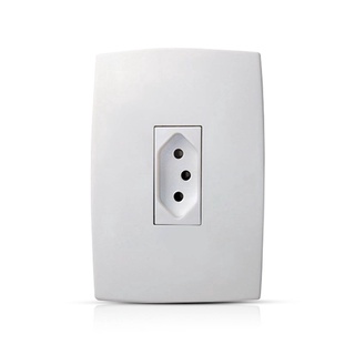 Conjunto 1 Tomada 2P+T 4X2 Vertical 10A 250V Home Blux