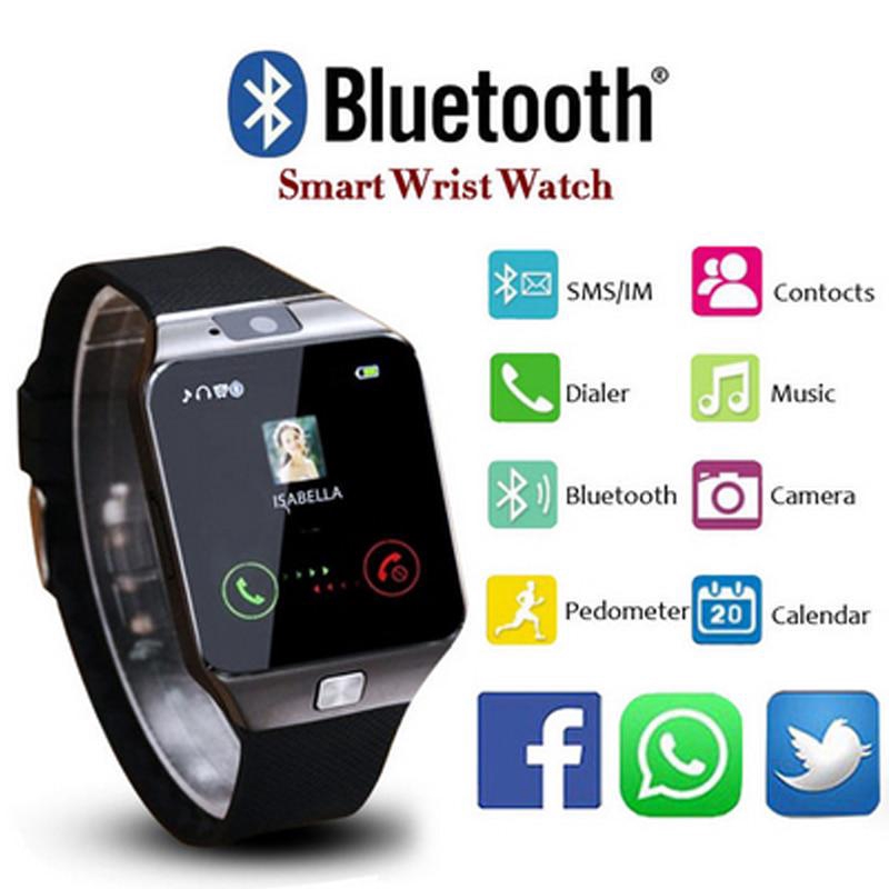 Smartwatch relógio inteligente meet dz09 quad phone bluetooth touch
