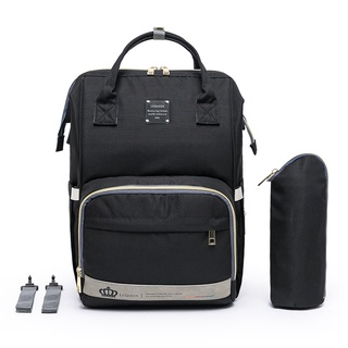 Mochila Bolsa Maternidade Lequeen Menina Menino Com Porta Mamadeira Térmico