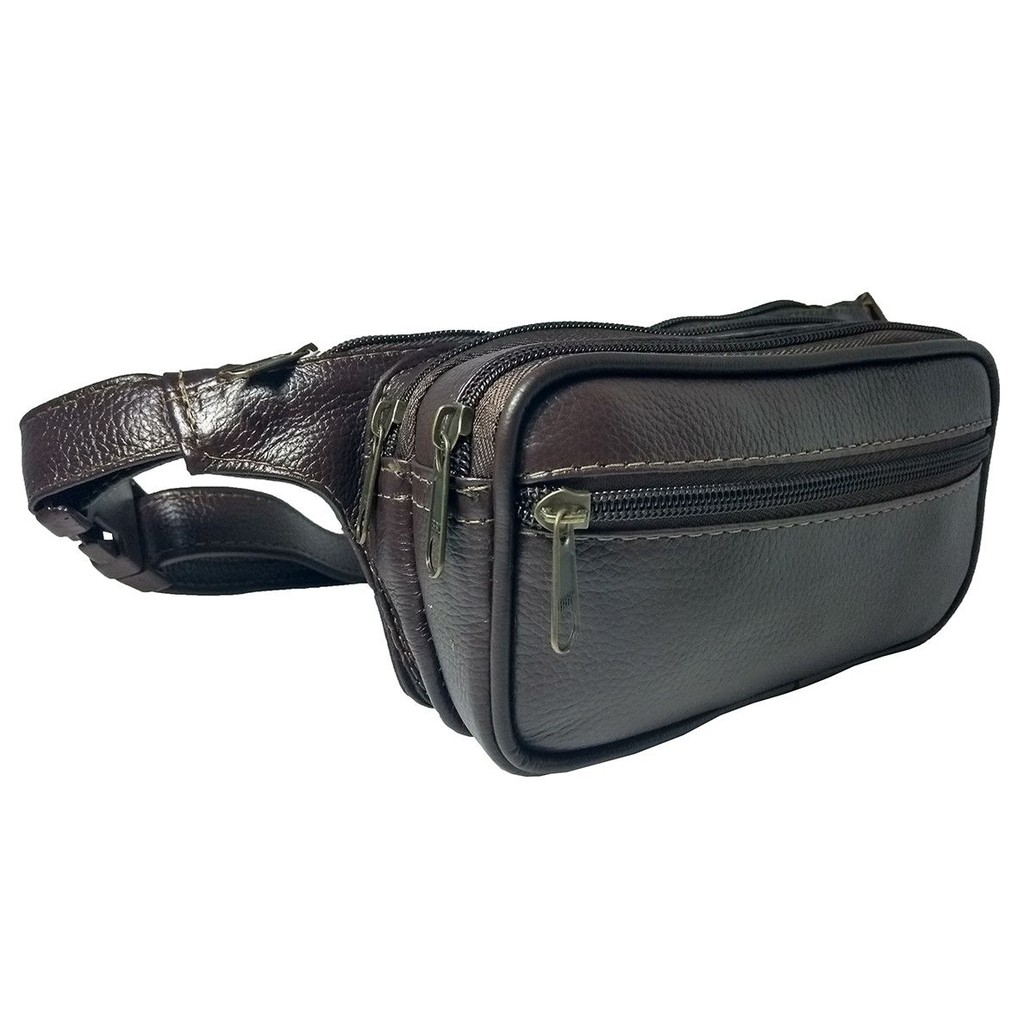 Pochete Pequena Feita de Couro Legítimo Leve Fina Slim em Oferta na Shopee