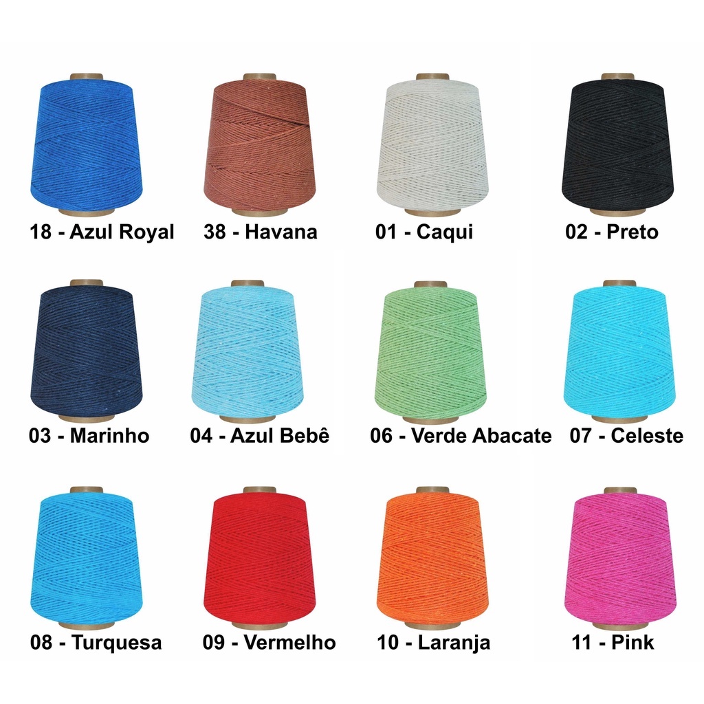 Barbante- 1kg- Eco-Brasil Soberano- (fio 8) em Oferta na Shopee