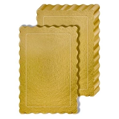 10 Cake board tabuleiro retangular dourado base para bolo 29x15 cm 30x20 cm 35x25 cm( chocobraz )(CHOCO)