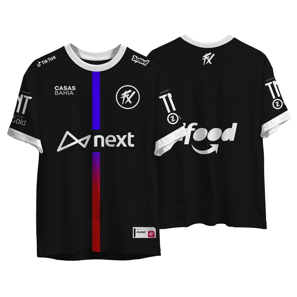 Camiseta Fluxo 2022 Time FREE FIRE Lançamento