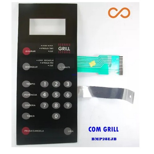 Membrana Microondas Brastemp Bmp-28ejb C/ Grill
