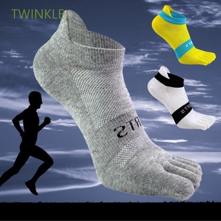 Twinkle Meias De Meio Dedo Antiderrapante Para Caminhada / Bicicleta / Corrida
