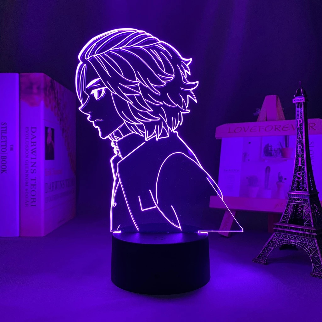 Tokyo Mikey Revengers Levou Luz Para Decoração Do Quarto Da Criança Luz Noturna Sala De Mesa Anime Tokyo Revengers
