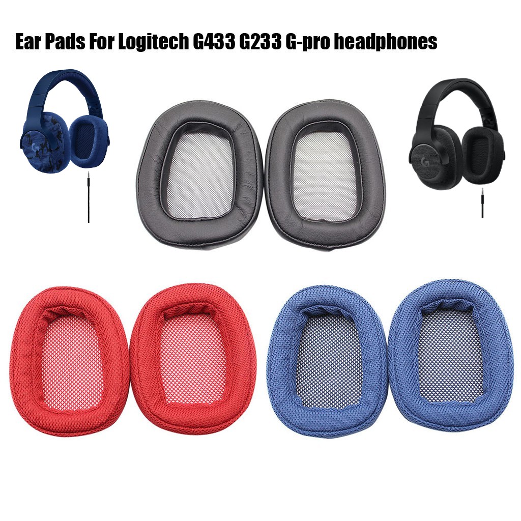 Espuma Almofadas Earpads Para Logitech G433 G233 Gpro Pronta entrega Brasil