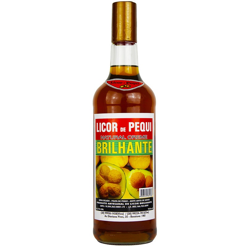 Licor De Pequi Natural Artesanal 920ml - Promocao