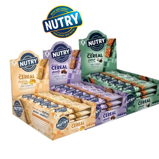 Barra De Cereais Nutry Caixa C/24 ou C/12 unidades Banana c/Mel Coco Avelã Barra de Cereal Sabores Diversos