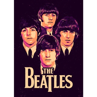 Poster Beatles - Os Beatles - Poster The Beatles - John Lennon - Paul McCartney