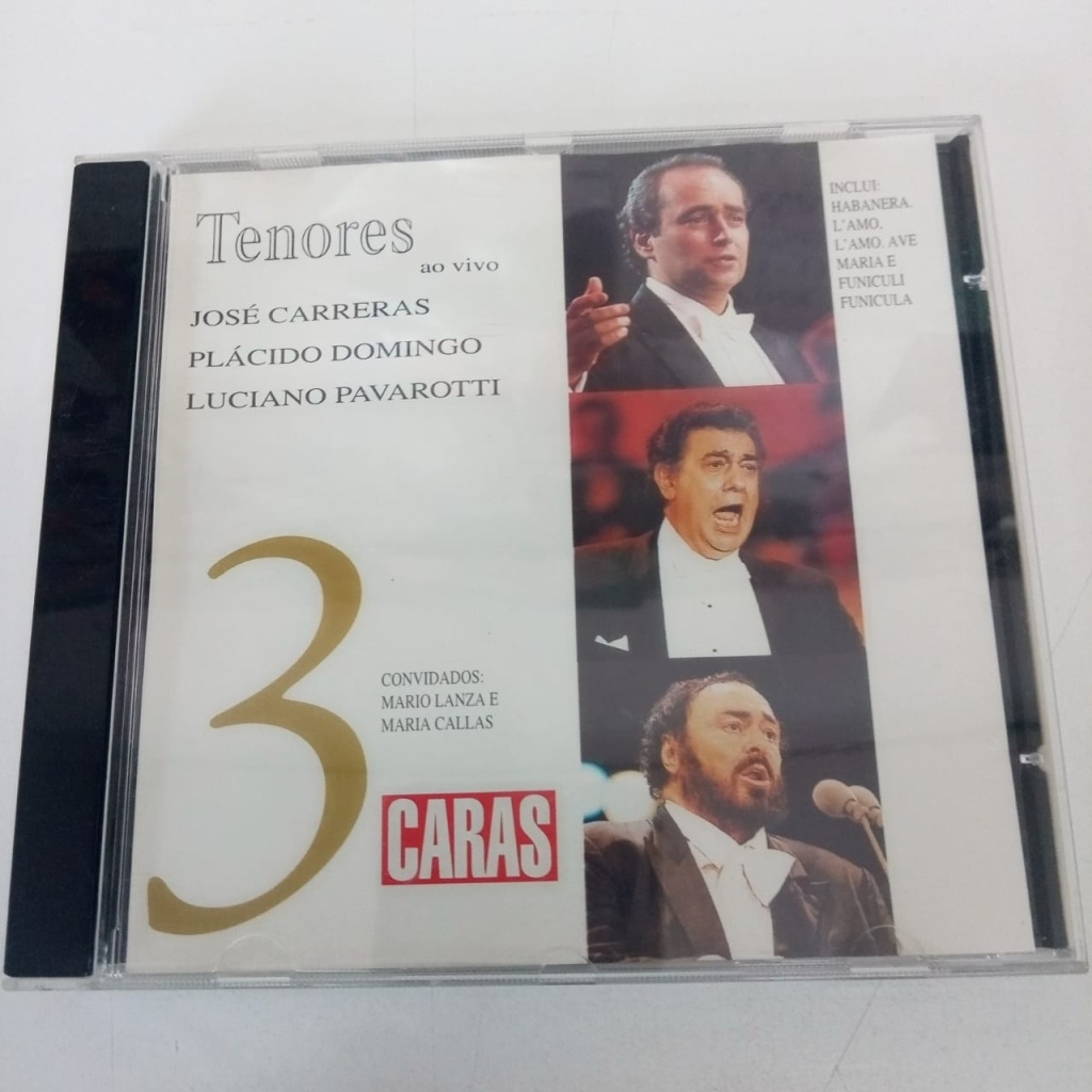 TEMORES AO VIVO VOL. 3 - COLEÇÃO REVISTA CARAS interprete JOSÉ CARRERAS , PLACIDO DOMINGO E LUCIANO PAVAROTTI