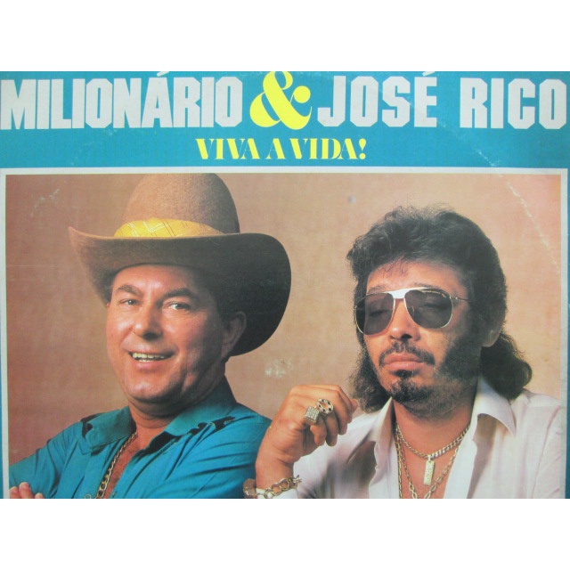 LP Vinil - MILIONÁRIO & JOSÉ RICO - Viva A Vida - Vol.18 -1988 + Encarte Duplo Novissimo Raridade