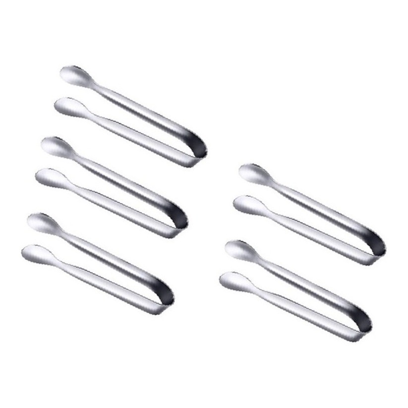 Kit 5 Pegador Inox 18cm Multiuso Gelo Açúcar Salgados Etc