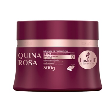 Máscara De Hidratação Quina Rosa Haskell - Máscara Disciplinadora Para Os Cabelos 250g