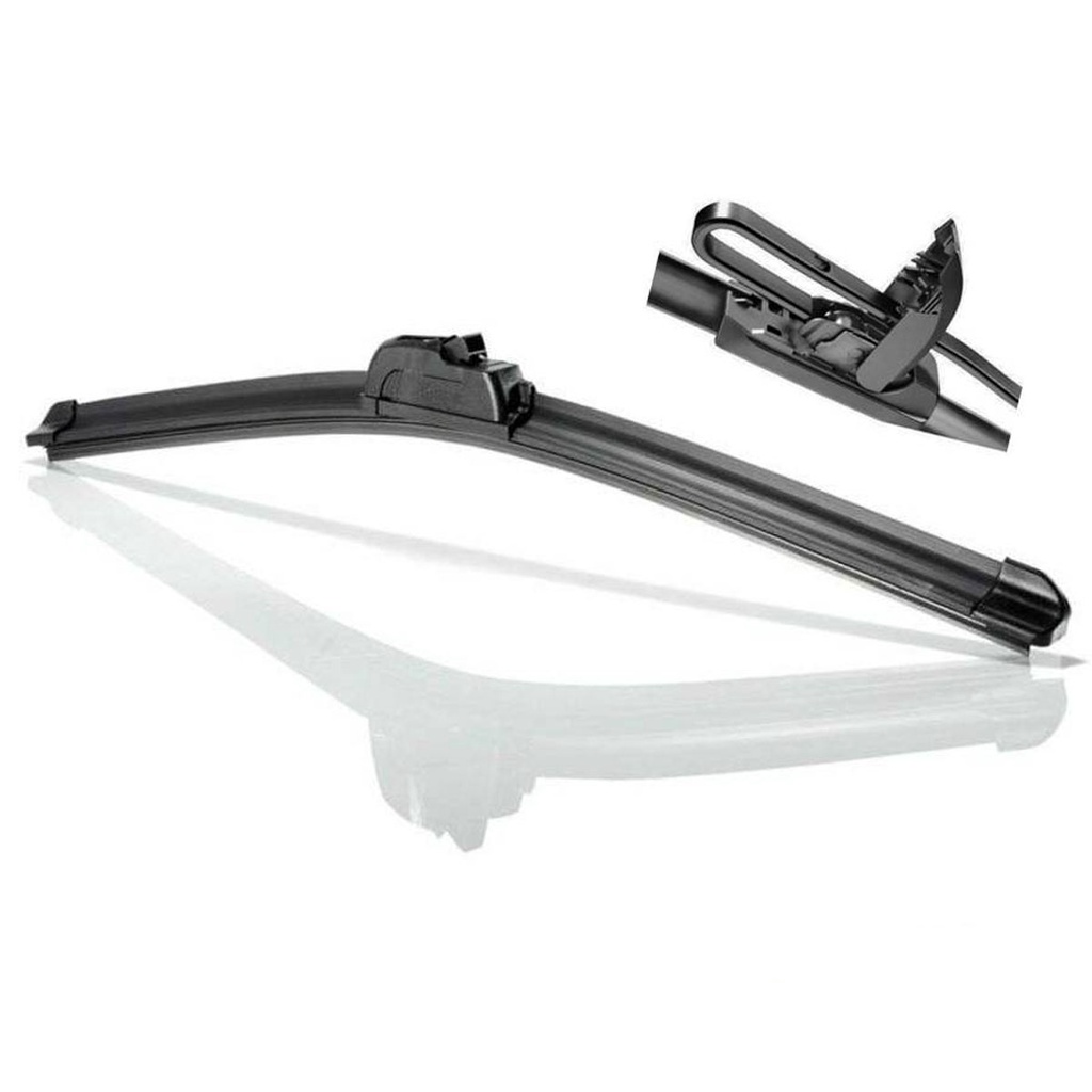 Palheta Limpador de Parabrisa Para Carro Gancho Dianteiras Paleta Vidro Chuva Silicone Universal