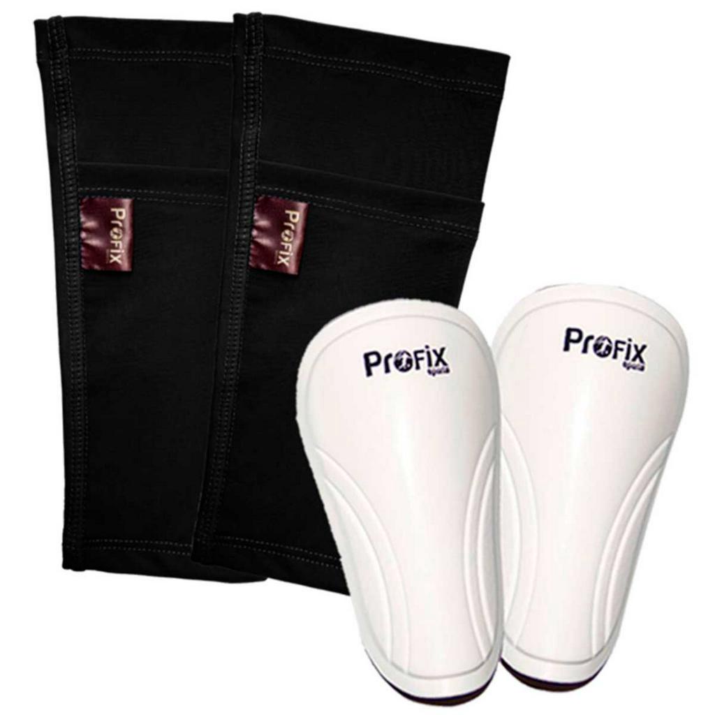 Kit Caneleira Profix Adulto - Caneleira Profix Branca e Porta Caneleira Profix Preto