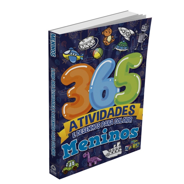 Meninos - 365 Atividades e Desenhos para Colorir em Oferta na Shopee