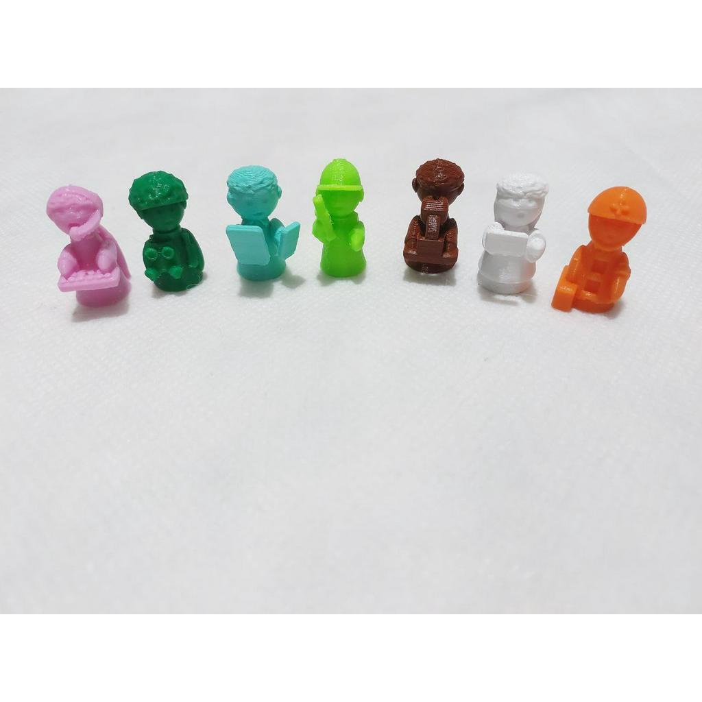Pandemic Board Game - Meeples temáticos (PRODUZIDO EM 3D).