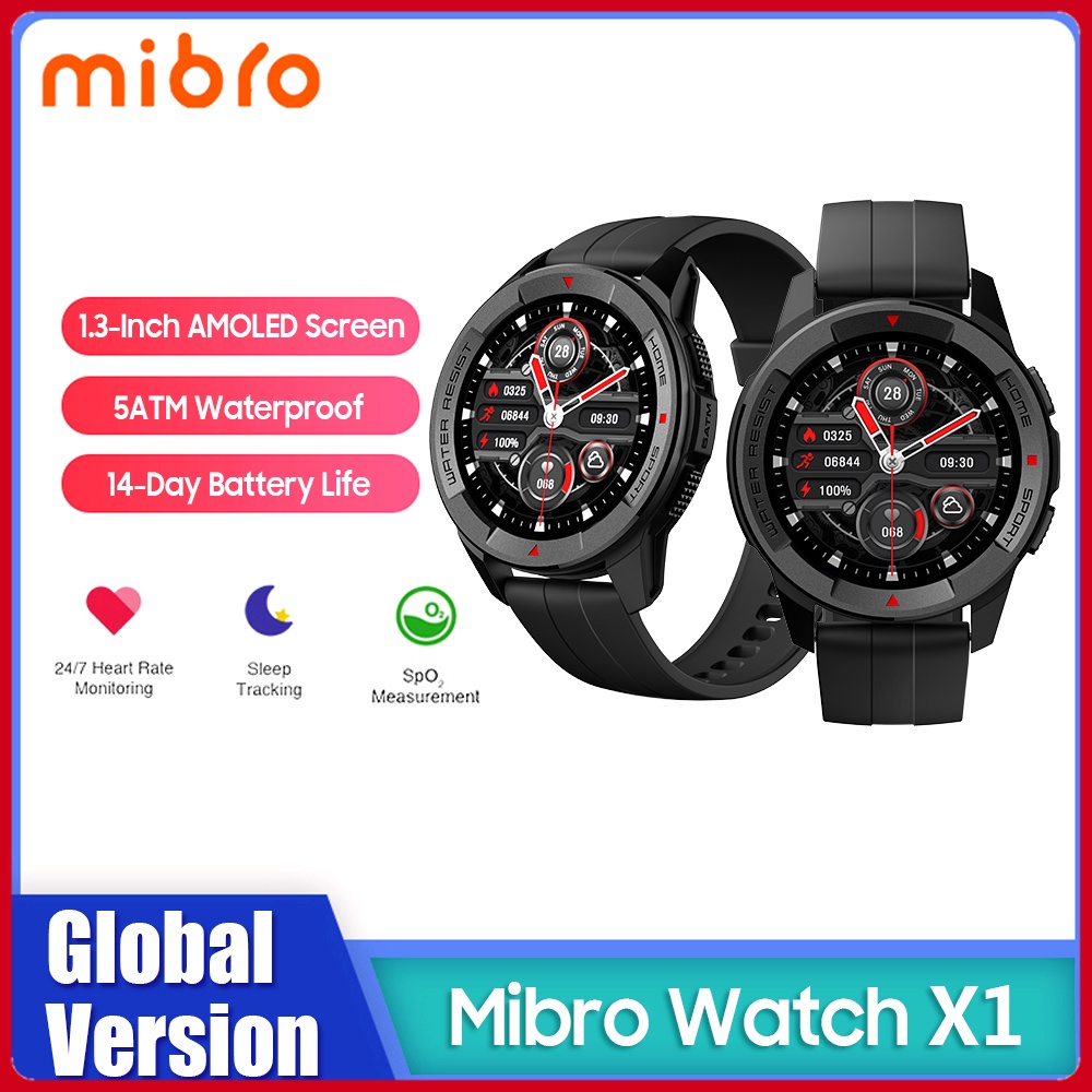 Mibro Relógio X1 Smartwatch Fitness Tracker C/Tela AMOLED De 1.3 ...