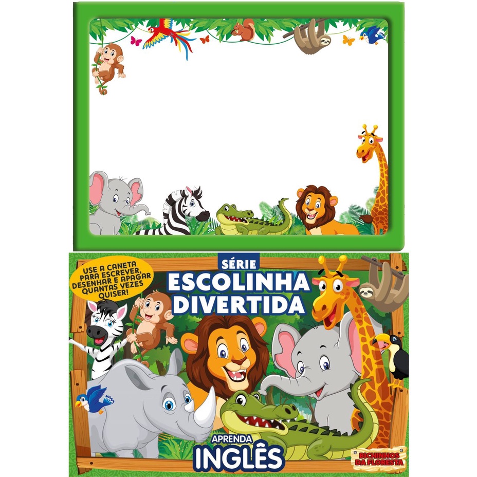 Escolinha Divertida Bichinhos da Floresta - Aprenda Inglês em Oferta na Shopee