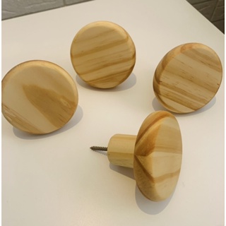 Ganchos cabideiro em madeira - kit com 2/4/6/8/ ganchos em Oferta na Shopee