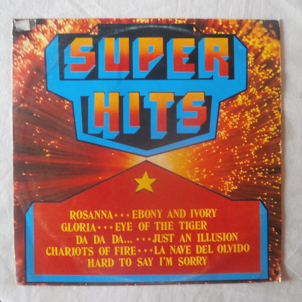 Lp Super Hits 1982 Superstars, Disco De Vinil Coletânea