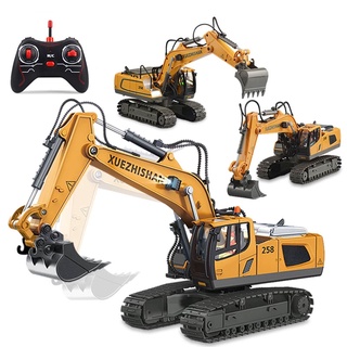 Trator Escavadeira Leve Para Construção De Brinquedo Com Controle Remoto Para Crianças