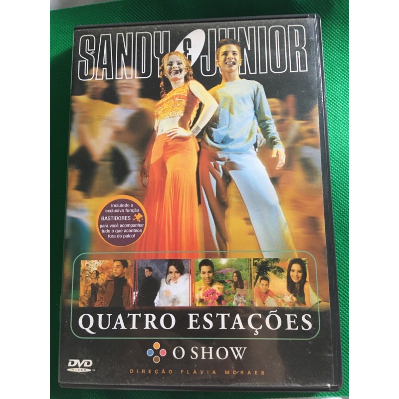 Dvd Sandy e Júnior - quatro estações - ref:XX1