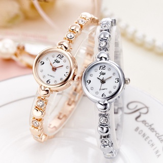 Relógio De Pulso Feminino De Luxo Com Pulseira Fina E Cristal