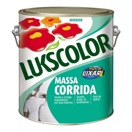Massa Corrida Pva Interior Galão 3.6l Lukscolor