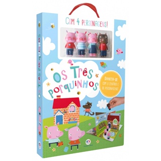 Livro - Os Três Porquinhos em Oferta na Shopee