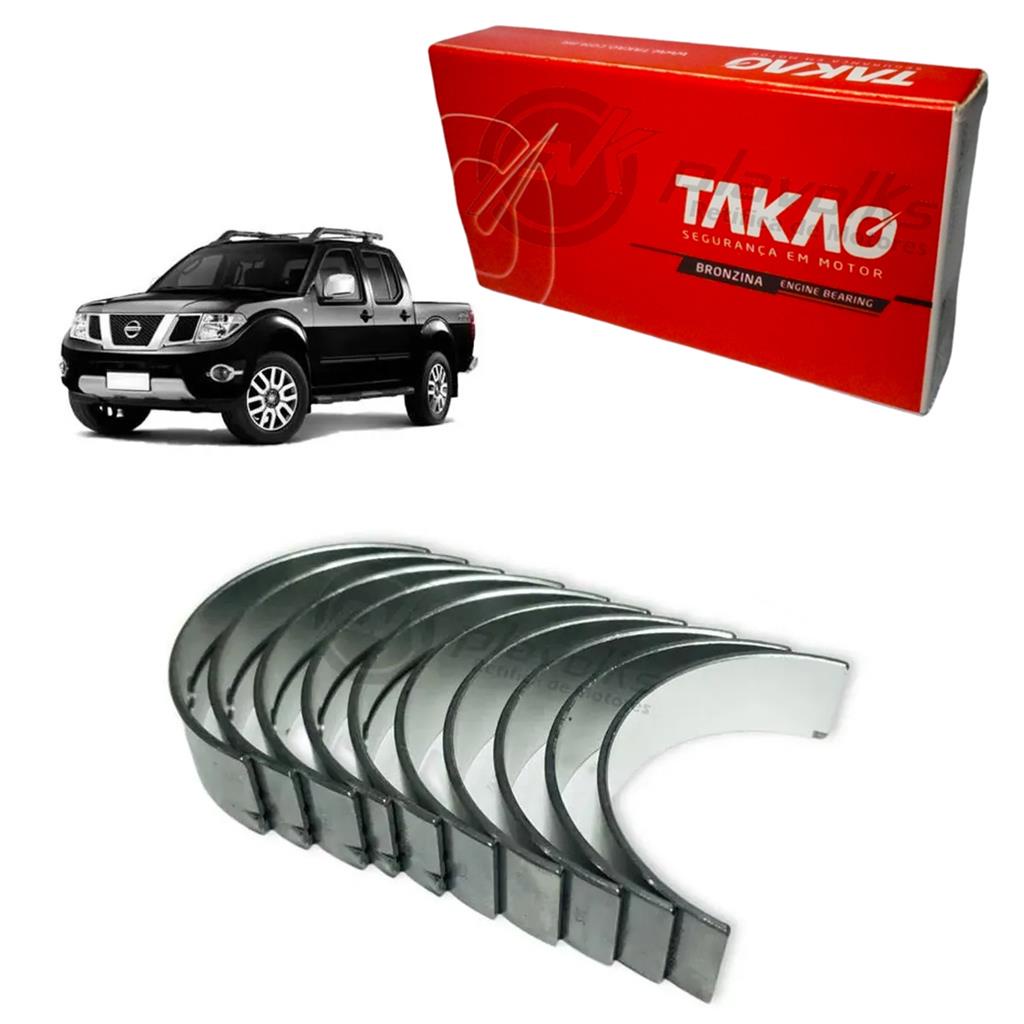 Jogo Bronzina De Mancal Nissan Frontier Pathfinder 2.5 16v Yd25