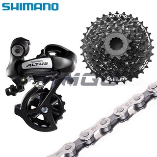 Shimano Altus 1x8 Velocidades HG71 Corrente Com Grupo De Desviador Traseiro CS-HG200-8 12-32T HG71