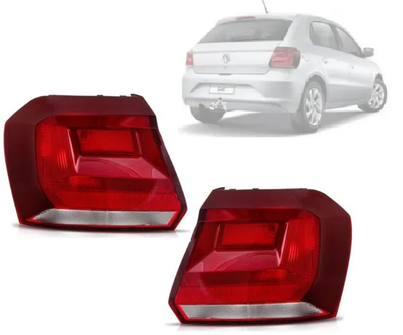 Lanterna Traseira Volkswagen Gol G7 2017 2018 2019 Bicolor