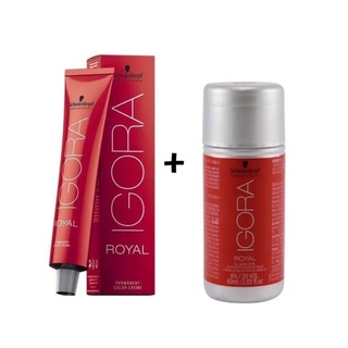 KIT Coloração IGORA ROYAL 8.77 Schwarzkopf + Ox