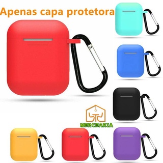 （Apenas capa protetora）1pc capa protetora airpods 2 luva protetora de silicone inpods 12 luva protetora i12 luva protetora do airpod inpod