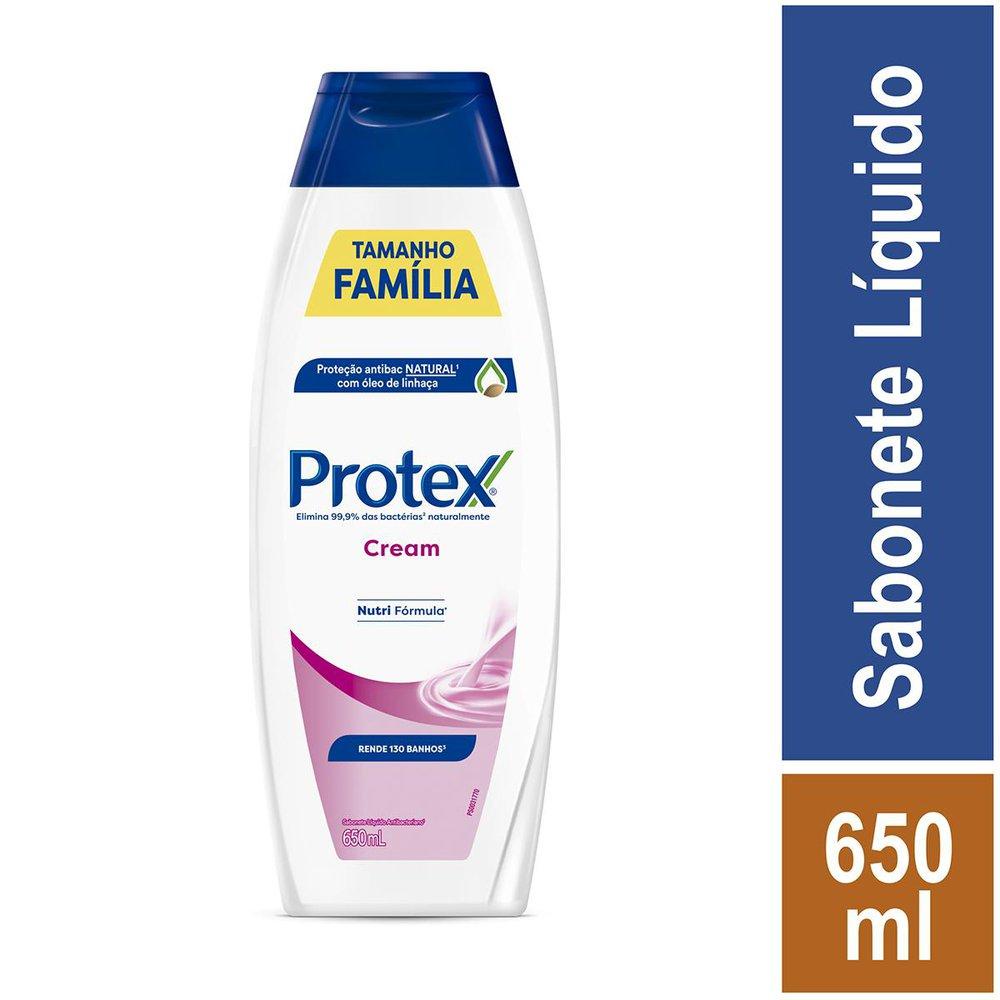 Sabonete Líquido Antibacteriano Protex Cream 650ml em Oferta na Shopee