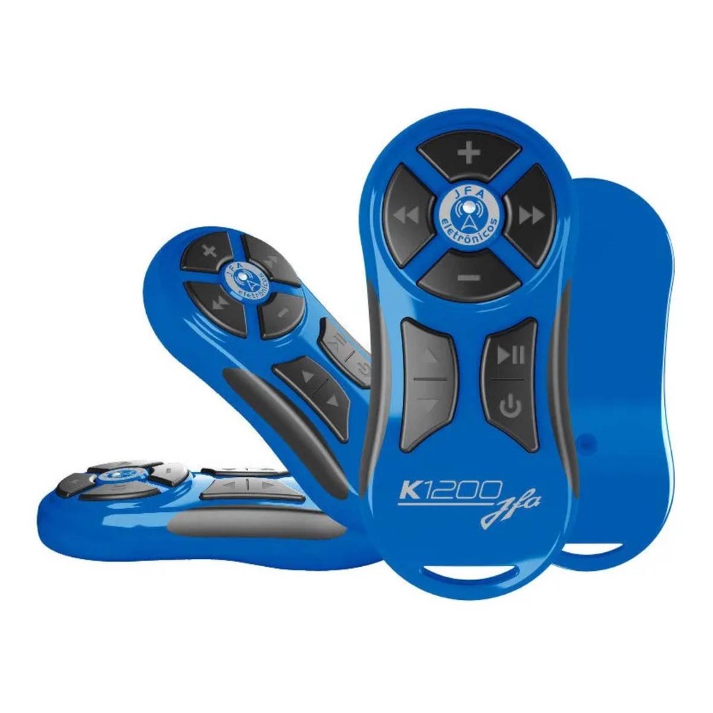 Controle Jfa K1200 Master Plus Longa Distancia Azul Automotivo para Radio Som em Oferta na Shopee