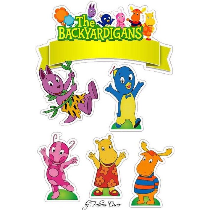 Topo De Bolo Backyardigans Bolo Backyardigans Decoração | Shopee Brasil