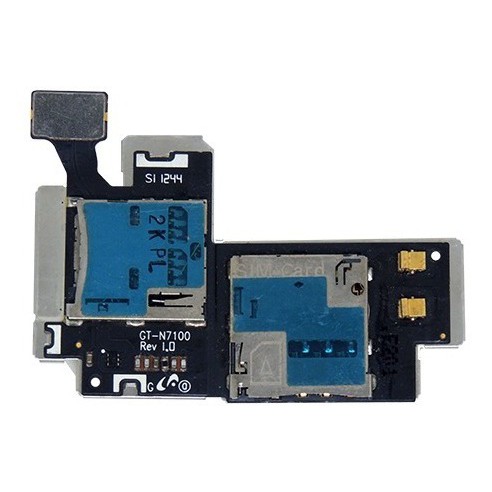 Conector Flex Slot Chip Compatível Note 2 N7100 N7105