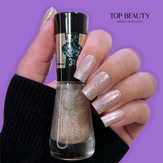 Esmalte Glitter 3D Holográfico Top Beauty - Wonderland