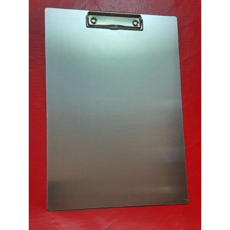 Prancheta metálica ofício alumínio kit com 5 unidades