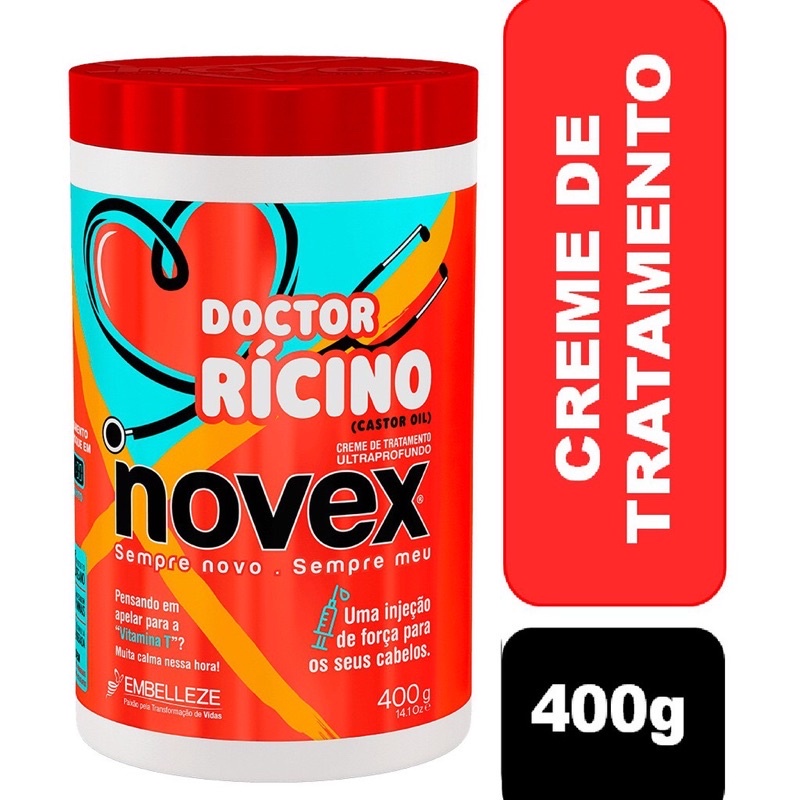 Creme de Tratamento Novex Doctor Rícino 400g