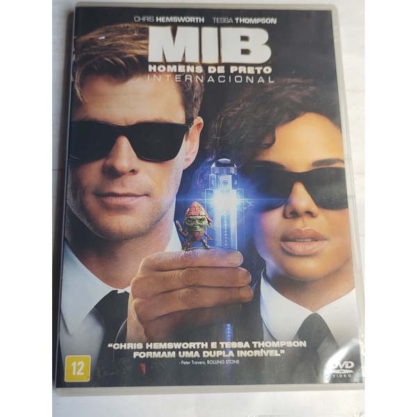 Dvd MIB Internacional Homens de Preto Internacional Otimo Estado Tessa Thompson