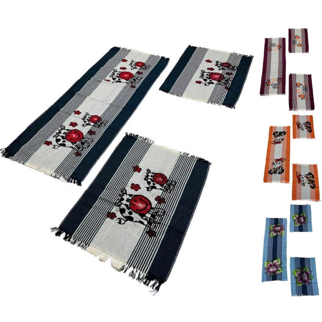 Jogo De Cozinha Tapete Passadeira Varias Cores Barato Envio Imediato em Oferta na Shopee