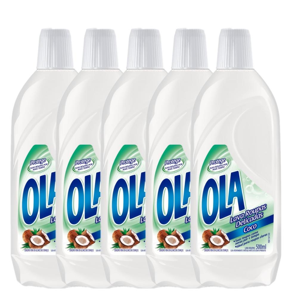 Kit com 5 Lava Roupas Ola Coco 500ml Cada em Oferta na Shopee