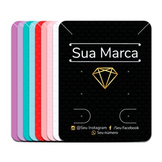 Tag, Etiqueta, Cartela Com 6 furos Personalizada Tag MM em Oferta na Shopee