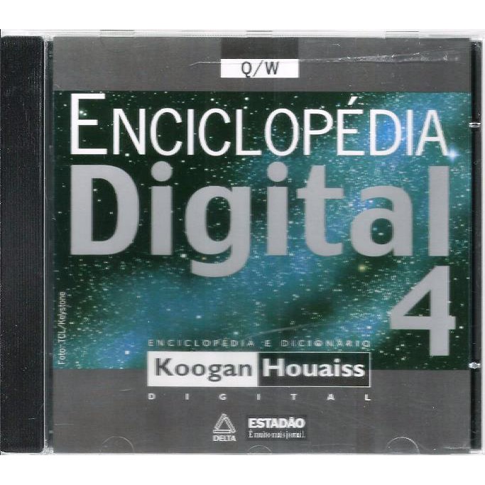 1177 Mcd- Cd Original 1998- Enciclopédia e Dicionário- Nº. 4- Q ao W- Estadão- Didático