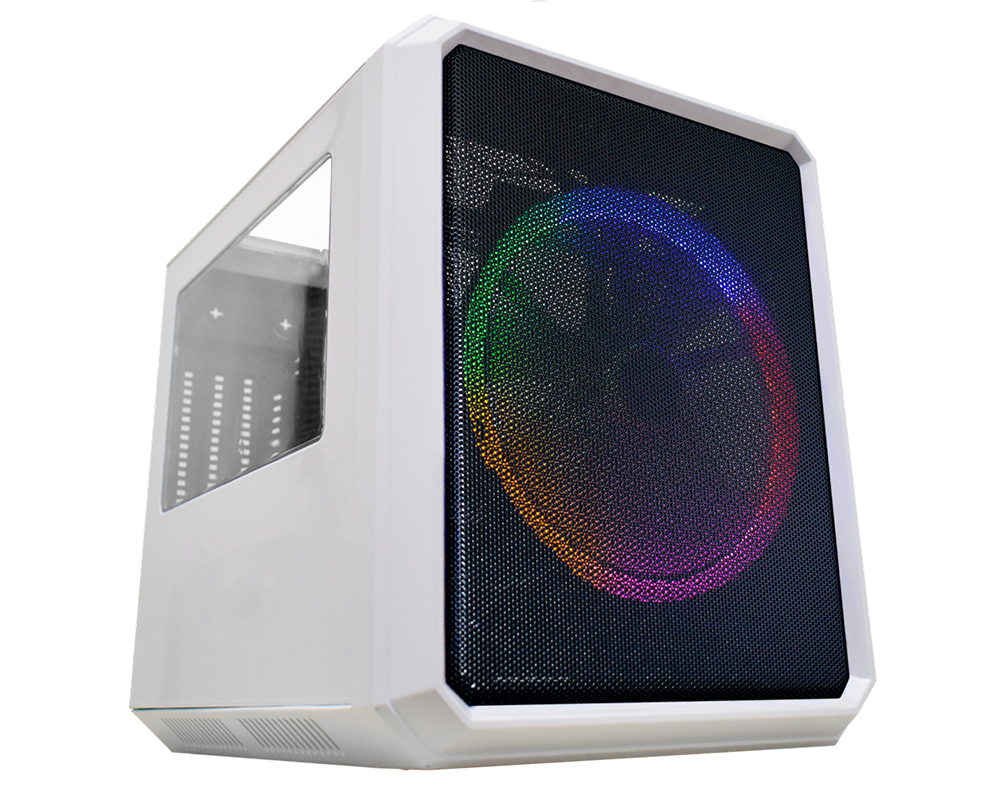 Gabinete Gamer MicroCraft CG-04RC Branco c/ 1Fan 5cor 200mm